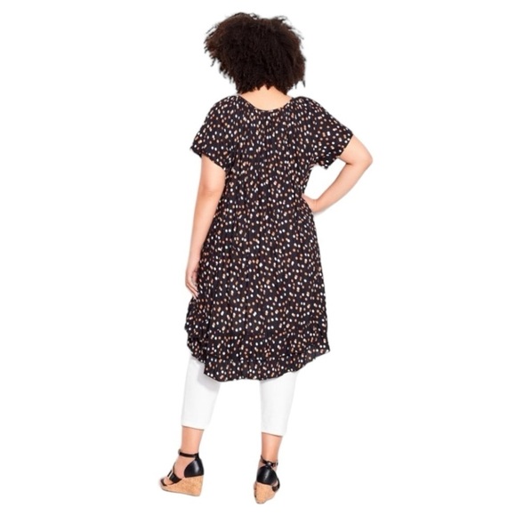 EVANS Ava Crush Tunic Dress Top Size 22 / 24 - Picture 5 of 9